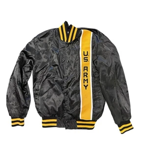 Chaqueta de bombardero satinada del ejército de Estados Unidos Artex TALLA PEQUEÑA vintage años 80 - Imagen 1 de 5