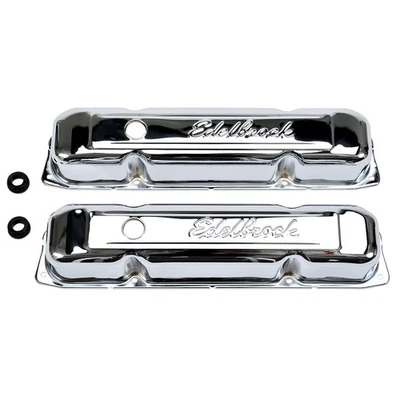 Edelbrock Engine Valve Cover Set Fits 1964 Plymouth Belvedere - Image 1 of 4
