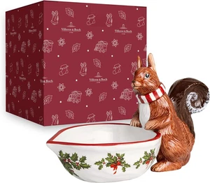 Villeroy & Boch – Christmas Bowl With Squirrel -  Toy's Fantasy - Picture 1 of 9