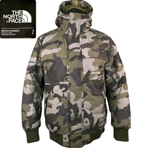 North Face Gotham III Mens Small Goose Down Warm Insulated Winter Jacket Camo - Picture 1 of 6
