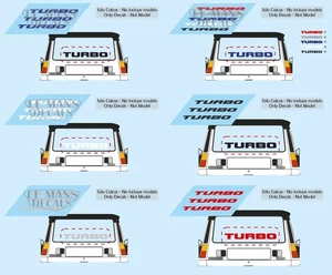 Decals Turbo Renault 5 1:32 1:43 1:24 1:18 1:64 1:87 calcas  - Imagen 1 de 7