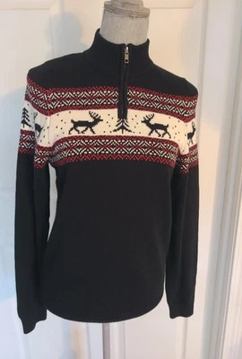 Класс клуб мальчиков свитер олень узор размер 10-12 новый с Ярлыками 100% хлопок праздник зима - Изображение 1 из 4