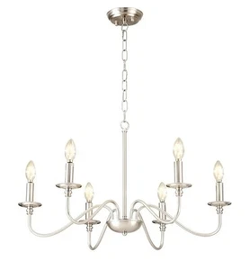 Farmhouse Chandelier Modern Pendant Lighting Pendant Light Fixture 6-Light - Picture 1 of 10