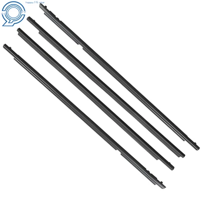 4pcs Window Moulding Trim Seal Belt Weather Strips For Toyota Corolla 2009-2012 Foto 1 de 4