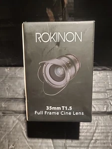 Rokinon Cine DS 35 mm T1.5 AS IF UMC obiettivo cinematografico full frame per Canon EF- DS35M-C - Foto 1 di 4