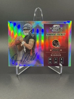 #114 Desmond Ridder 2022 Panini Contenders - Rookie Ticket RPS Silver /25 - Image 1 of 2