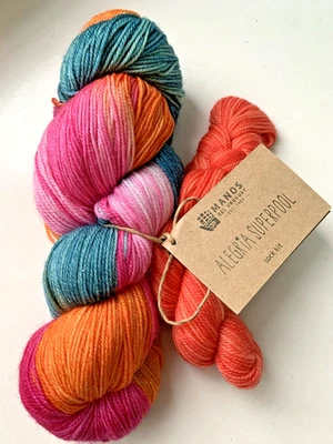 Manos Del Uruguay ALEGRIA SUPERPOOL SOCK KIT - TRAPEZE - 75/25 Merino/Nylon - Image 1 of 4