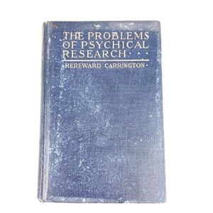 The Problems of Psychical Research Hereward Carrington Signed by NASA Scientist - Picture 1 of 11