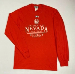 Unisex NCAA University of Nevada Las Vegas Rebels Long Sleeve T-Shirt SzS New BJ - Picture 1 of 2