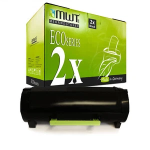 2x MWT ECO Toner XXL für 51B2000 Lexmark MX 317 dn MX 417 de MX 517 de - Bild 1 von 2
