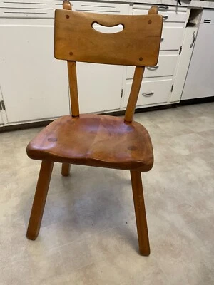 Vintage 1940s Cushman Colonial Maple Chair - Image 1 of 4