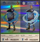 2020 Zach Hyman Likeness Toronto Maple Leafs Full Tickets NHL Ottawa Senators
