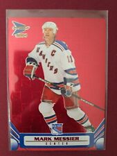 Mark Messier /260 RED 2003-04 Pacific Prism #72 New York Rangers Trading Card