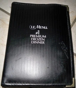 Vintage Swanson Le Menu Premium Frozen Dinner Portfolio Office Supplies - Picture 1 of 2