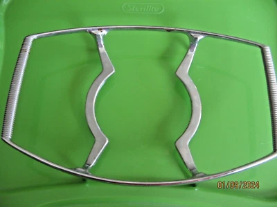 Vintage Corning Ware P-11-2 1/2- M-1 Chrome Metal Casserole Dish Holder Trivet - Image 1 of 3