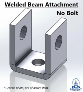 Welded Beam Attachment | 3/8 in Gray Protective Paint | Pipe Hangers & Supports - Picture 1 of 4