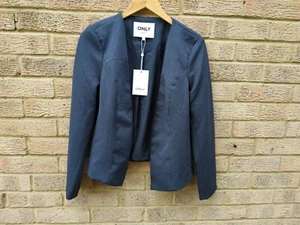 ONLY ONLANNA Short NOOS Blazer, UK 10 Navy RRP £28 - Picture 1 of 12