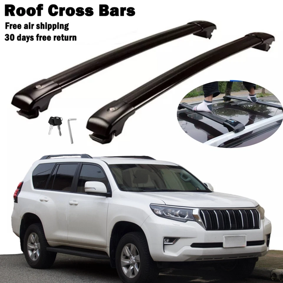 Barras transversales para portaequipajes Toyota Land Cruiser Prado J150 2010-2022 2P Foto 1 de 4