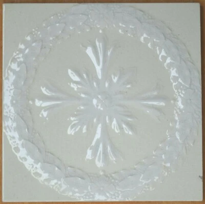 ANTIGUO HEMIXEN BELGIUM - AZULEJO MAYÓLICA C1900 Foto 1 de 3