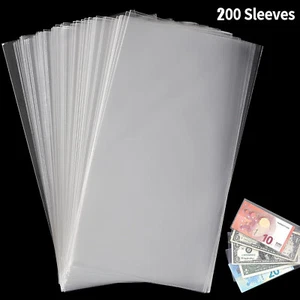 200 fundas para monedas porta billetes almacenamiento de billetes fundas para colección - Imagen 1 de 9