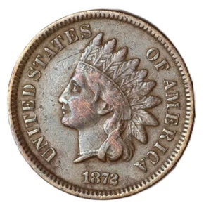 1872 Indian Head US Early Better Date Cent 1C - Bild 1 von 2