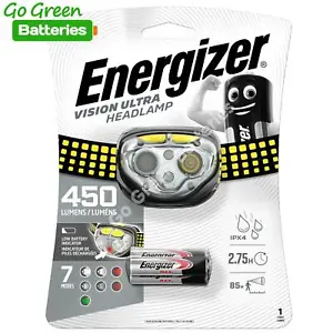 Energizer Vision Ultra LED Head Torch 450 Lumens Headlight Lamp 7 Modes 50 hrs - Picture 1 of 10