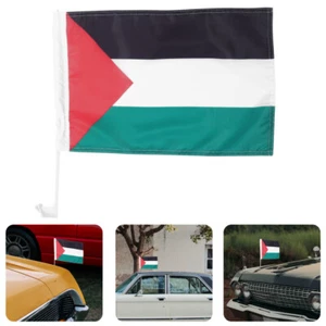 Palästina Flagge Auto Fensterfahne Schmuck lebendig Länderflagge Banner Palästina - Bild 1 von 12