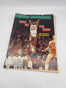 13 de febrero de 1978 Sports Illustrated NCAA Arkansas con Sidney Moncrief - Imagen 1 de 2