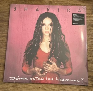 Vinyl Me Please Shakira Donde Estan Los Ladrones? Red & Pink Galaxy Vinyl Rare - Picture 1 of 8