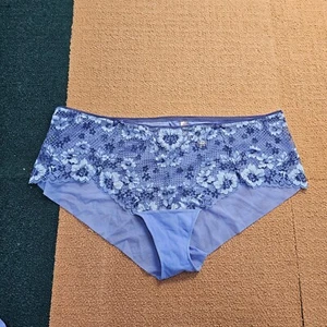 Adore Me Floral Blumen Höschen transparent Panty lila 4X Plus Panty NEU w1a - Bild 1 von 6