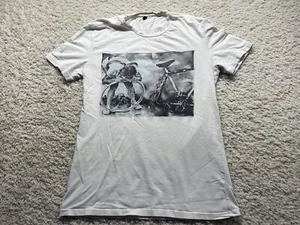 Vintage Stiles United Colors Of Benetton Bicycle T-shirt See Measurements - Picture 1 of 7
