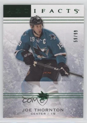 2014-15 Upper Deck Artifacts Emerald /99 Joe Thornton #16 HOF - Image 1 of 2