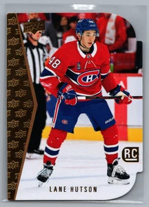 2024-25 Upper Deck Series 2 - Lane Hutson #RDT-14 Die-Cut 1994-95 Tribute Rookie - Bild 1 von 2