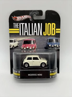 🔥 Hot Wheels 2013 Retro Entertainment The Italian Job White Morris Mini Cooper - Image 1 of 4
