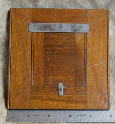 Placa de lente vintage 5x5 con placa de lente reductora ¡Bonita! Foto 1 de 4