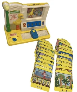 Sesame Street Vtech Big Bird First Talking Computer Works Vintage Toy 1992 - Picture 1 of 11