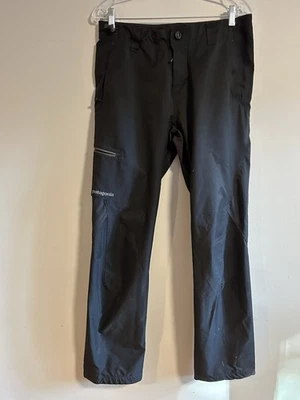Patagonia Women’s Outdoor Pants Size 8 Black Hiking / Snow Shell Common Threads - Image 1 of 4