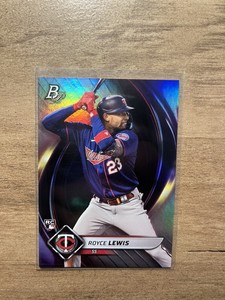 Royce Lewis Rookie Card Topps Bowman Platinum 2022 - #34