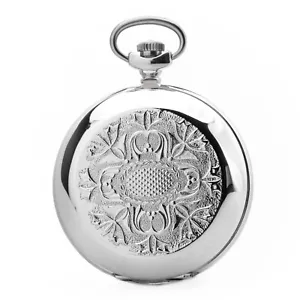 Reloj de bolsillo adorno floral MOLNIJA 3602 reloj mecánico ruso - Imagen 1 de 26