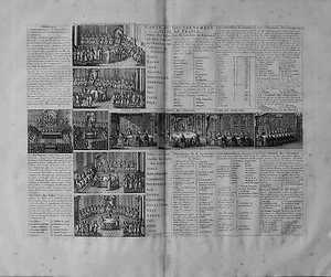 Mapa antiguo, Chatelain, Carte du gouvernement civil de France - Imagen 1 de 1