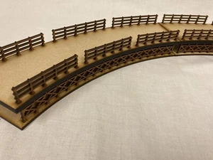 Curved Railway Bridge Model Kit B (2 Sections). OO/HO Gauge Train Scenery - Picture 1 of 8
