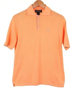 Brooks Brothers Damen Orange Pima Baumwolle Kurzarm Stretch Polo Golf Shirt M - Bild 1 von 5