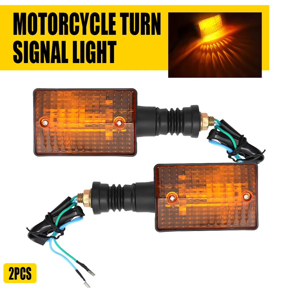 Luces indicadoras de señal de giro traseras D para Yamaha XT350 XT600 XT550 XT250 FZ750 Foto 1 de 4