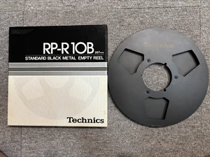 Vintage Audio Technics Reel to Reel RS-1500 Metal Reel Black RP-R10B with Box ② - Picture 1 of 4