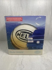 Hella 500FF Driving Lamp Kit 55W Round 6.42" Dia Clear Lens 005750941 - Foto 1 di 9