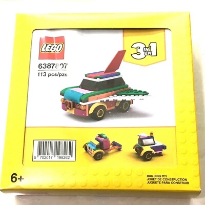 LEGO 6387807 5006890 Rebuildable Flying Car 3 In 1 Rebuild the World 113pc NEW - Image 1 of 4