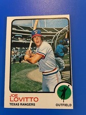 1973 TOPPS #276 JOE LOVITTO TEXAS RANGERS