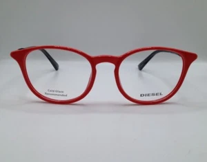 Diesel DL5393-H 066 Red Plastic Round Optical Eyeglasses Frame 51-18-145 5393-H - Picture 1 of 5