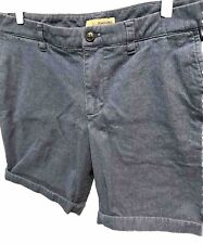 Hawker Rye Men’s Shorts Cotton/Spandex Flex Material Flat front Blue Size 33x9