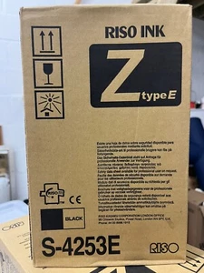 Black Riso ink, Type Z type E , new and boxed. S-4253E Box of two tubes. - Picture 1 of 1